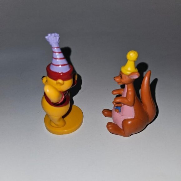 2 Disney Winnie the Pooh Figures Toy Lot Kanga Roo Birthday Party Cake Topper - Picture 4 of 7